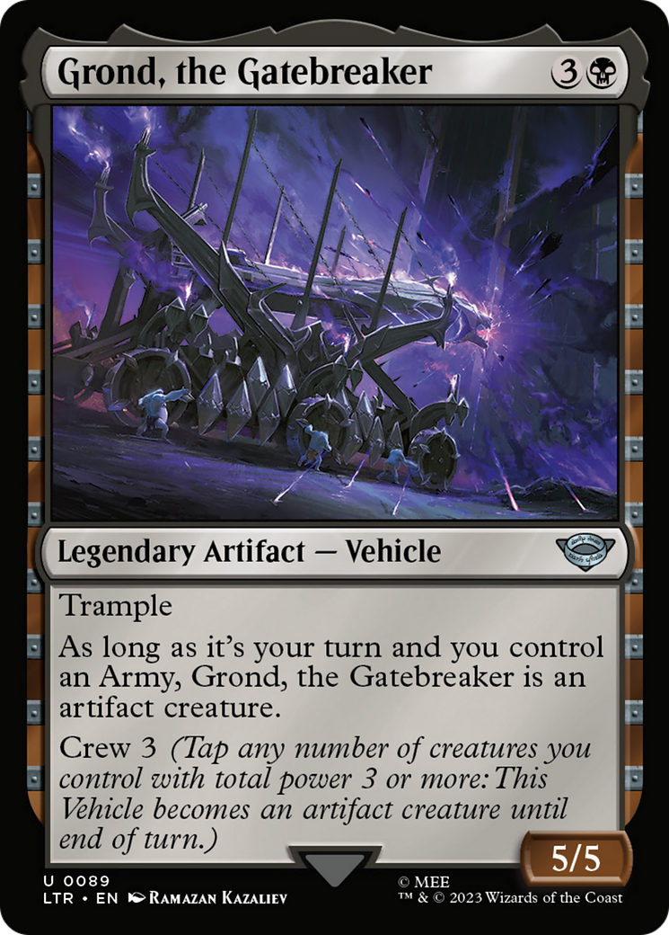 Image of Grond, the Gatebreaker (LTR-089) - The Lord of the Rings: Tales of Middle-earth