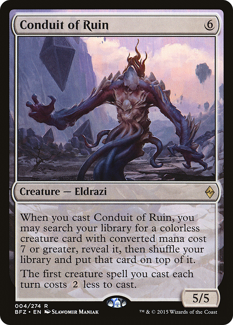 Image of Conduit of Ruin (BFZ-004) - Battle for Zendikar