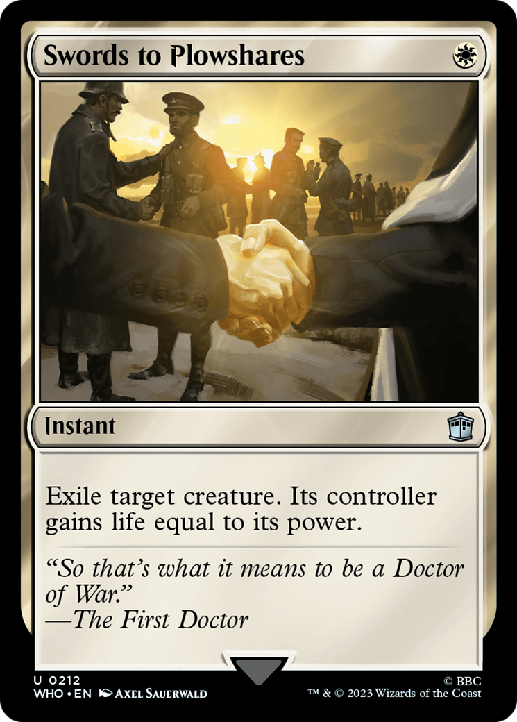Image of Swords to Plowshares (WHO-212) - Doctor Who