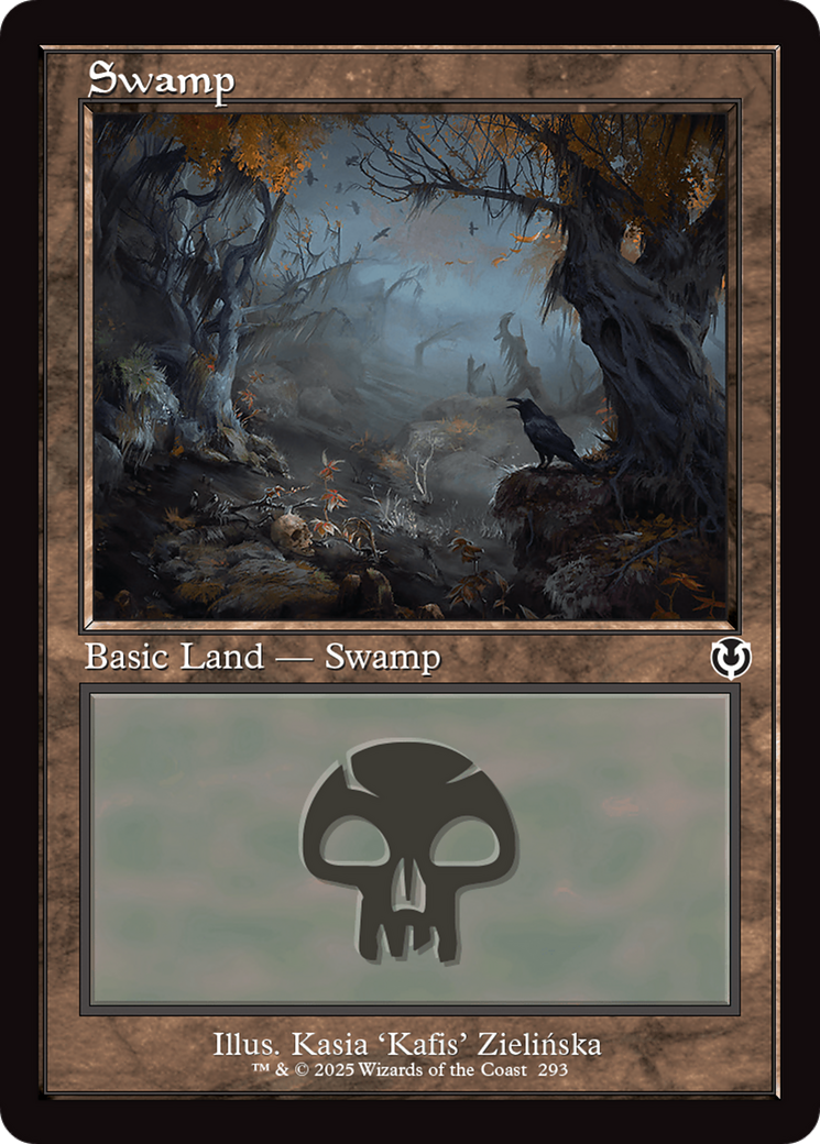 Image of Swamp (293) (Retro Frame) (INR-293) - Innistrad Remastered