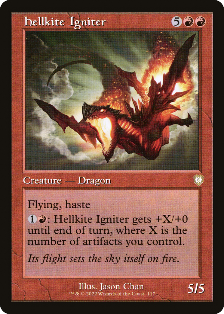 Image of Hellkite Igniter (Retro Frame) (BRC-117) - The Brothers' War Commander
