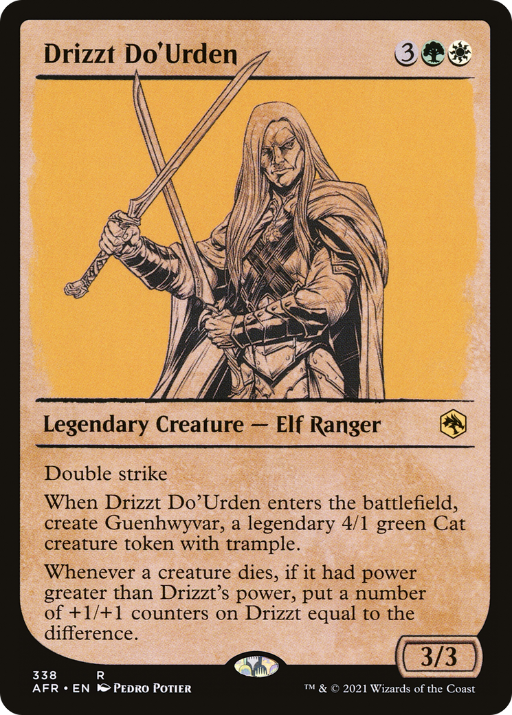 Image of Drizzt Do'Urden (Showcase) (AFR-338) - Adventures in the Forgotten Realms: (Showcase)