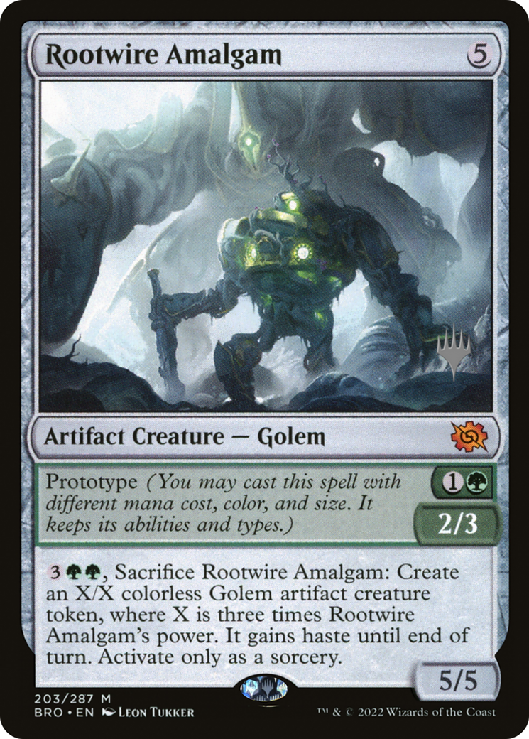 Image of Rootwire Amalgam (PPBRO-203) - The Brothers' War Promos Foil