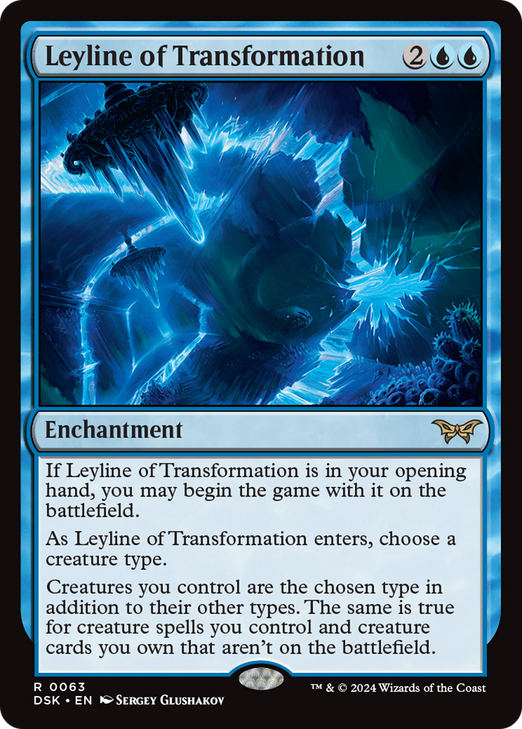 Image of Leyline of Transformation (DSK-063) - Duskmourn: House of Horror Foil