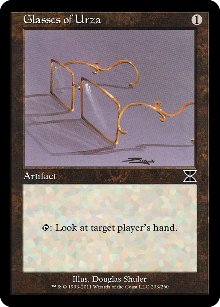 Image of Glasses of Urza (ME4-203) - Masters Edition IV Foil