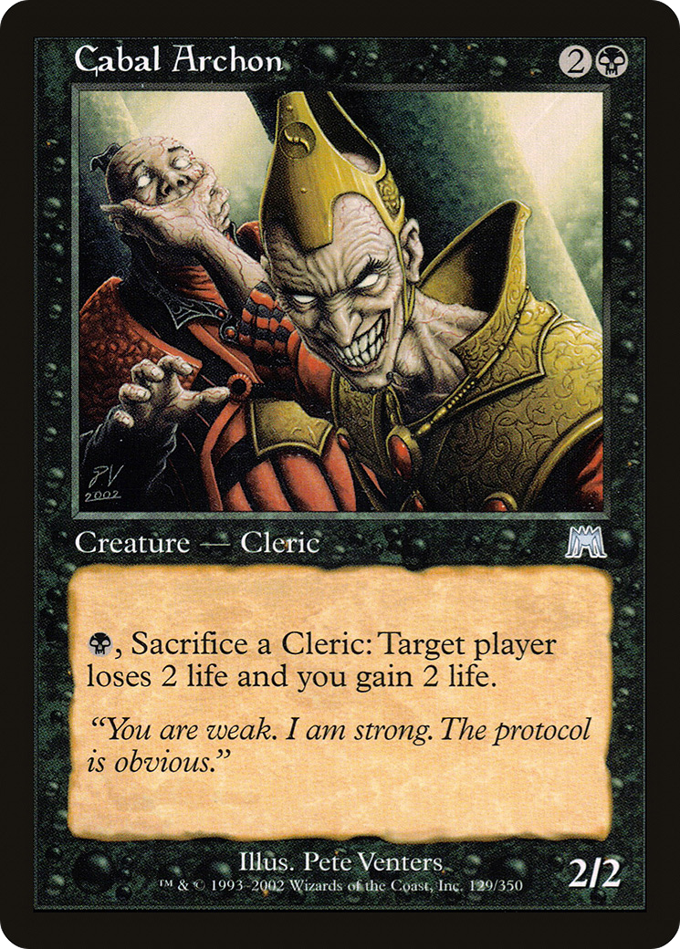 Image of Cabal Archon (ONS-129) - Onslaught Foil