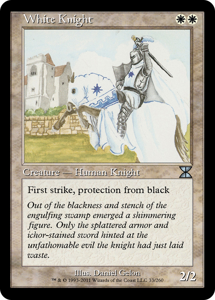 Image of White Knight (ME4-033) - Masters Edition IV