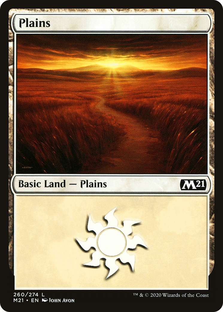 Image of Plains (M21-260) - Core Set 2021 Foil