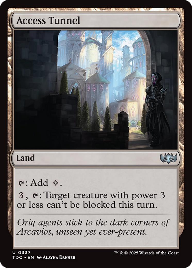 Image of Access Tunnel (TDC-337) - Commander: Tarkir: Dragonstorm