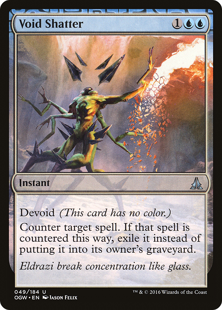 Image of Void Shatter (OGW-049) - Oath of the Gatewatch: (devoid)
