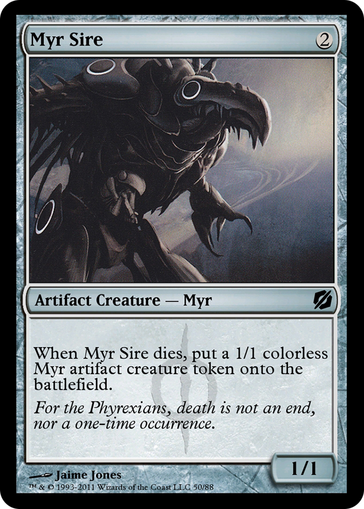 Image of Myr Sire (TD2-050) - Duel Decks: Mirrodin Pure vs. New Phyrexia