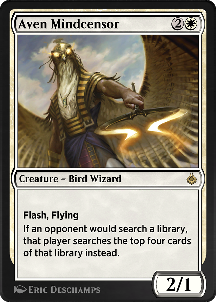 Image of Aven Mindcensor (AKR-005) - Amonkhet Remastered