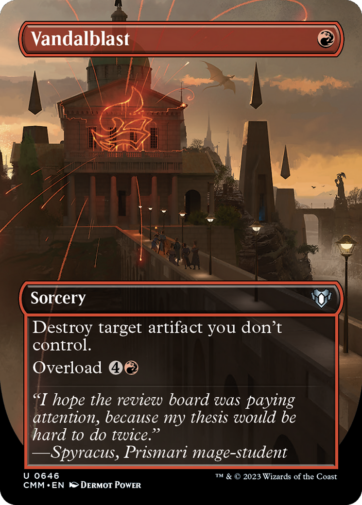 Image of Vandalblast (Borderless) (CMM-646) - Commander Masters (Borderless)