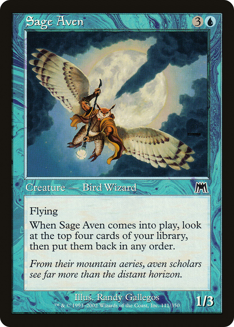 Image of Sage Aven (ONS-111) - Onslaught Foil