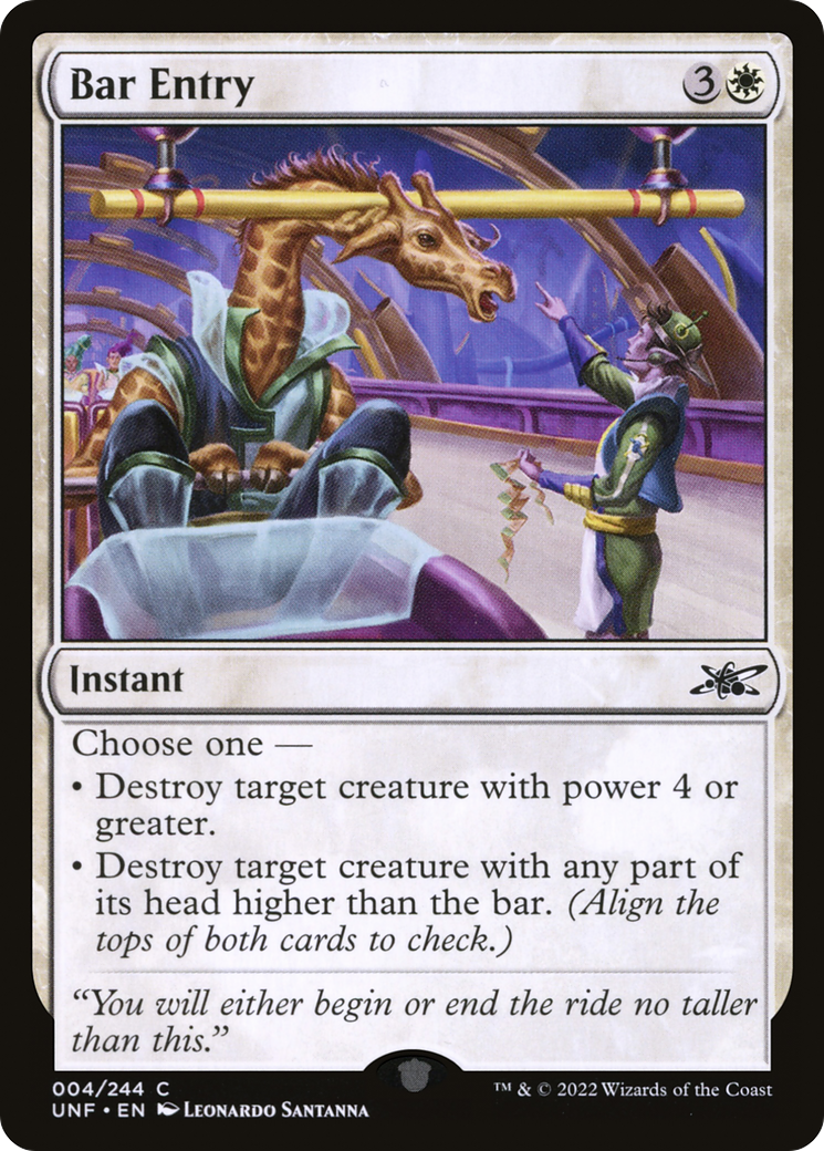 Image of Bar Entry (UNF-004) - Unfinity