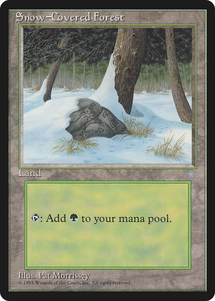 Image of Snow-Covered Forest (ICE-347) - Ice Age