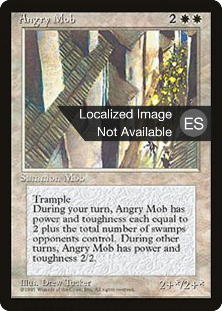 Image of Angry Mob (4BB-) - Fourth Edition Foreign Black Border