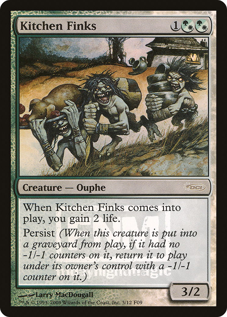 Image of Kitchen Finks (FNM-) - Friday Night Magic 2009 Foil