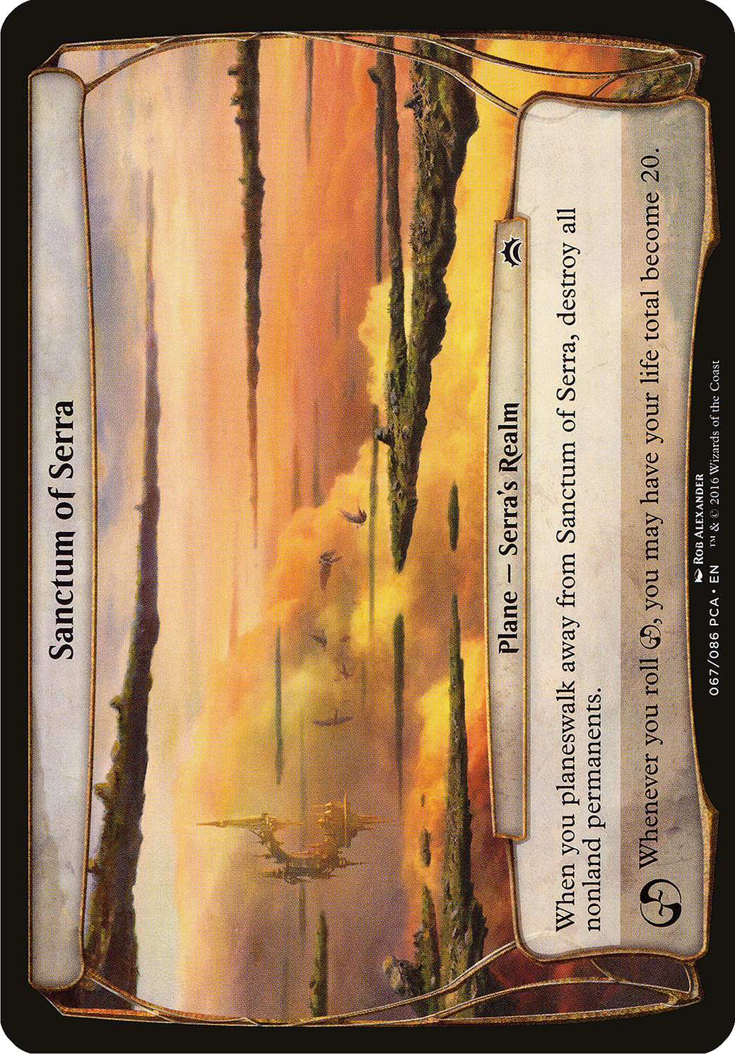 Image of Sanctum of Serra (Planechase Anthology) (OVER-) - Planechase Anthology Planes