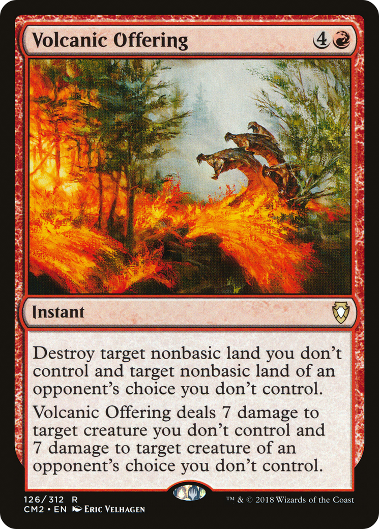 Image of Volcanic Offering (CM2-126) - Commander Anthology Volume II