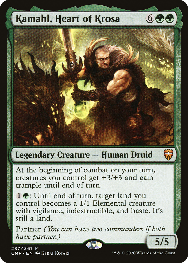 Image of Kamahl, Heart of Krosa (CMR-237) - Commander Legends