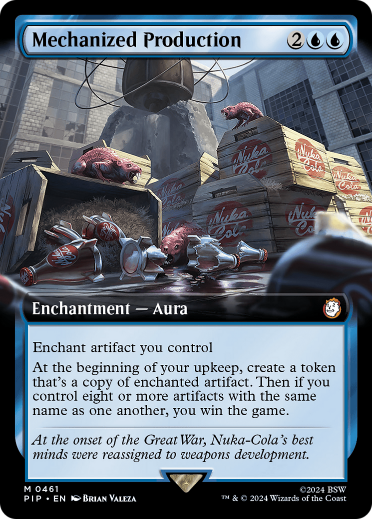 Image of Mechanized Production (Extended Art) (PIP-461) - Fallout: (Extended Art) Foil