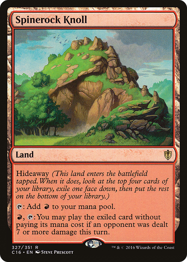 Image of Spinerock Knoll (C16-327) - Commander 2016