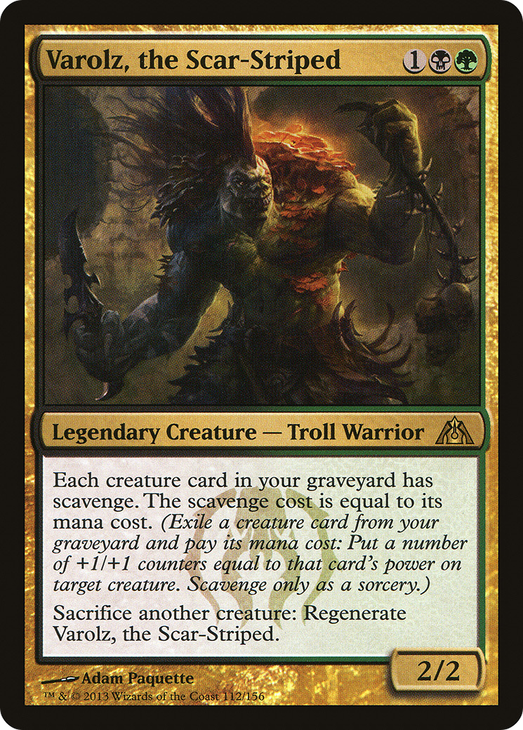 Image of Varolz, the Scar-Striped (DGM-112) - Dragon's Maze