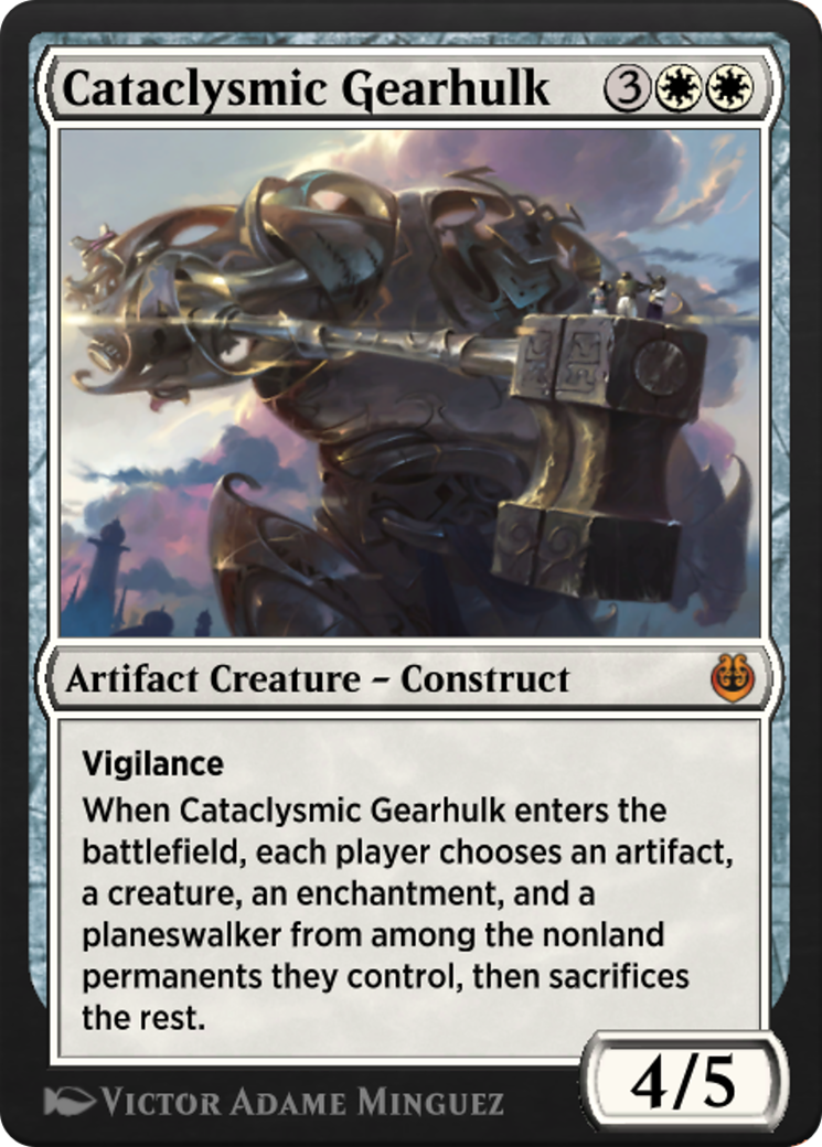 Image of Cataclysmic Gearhulk (KLR-012) - Kaladesh Remastered