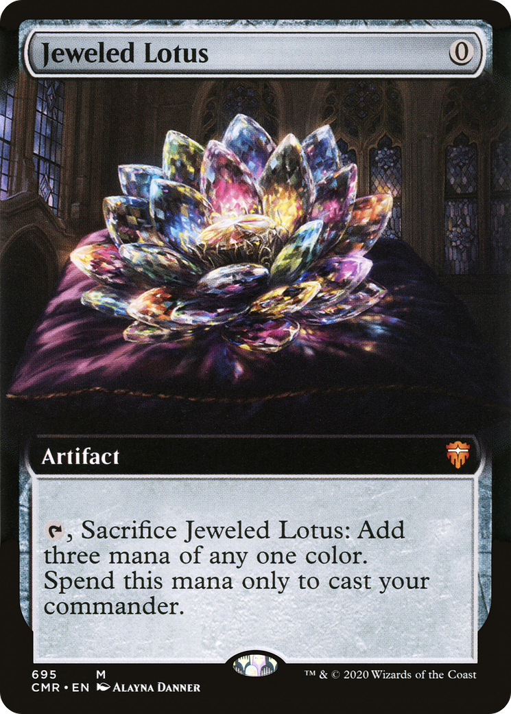 Image of Jeweled Lotus (Extended Art) (CMR-695) - Commander Legends: (Extended Art) Foil