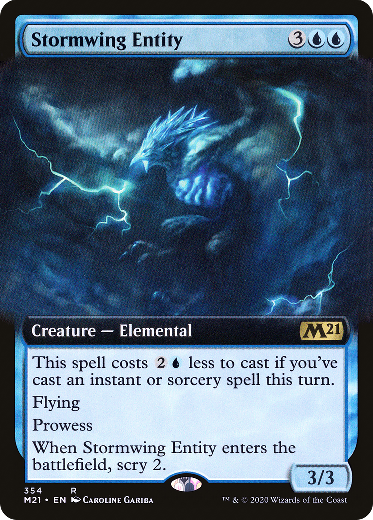 Image of Stormwing Entity (Extended Art) (M21-354) - Core Set 2021: (Extended Art)
