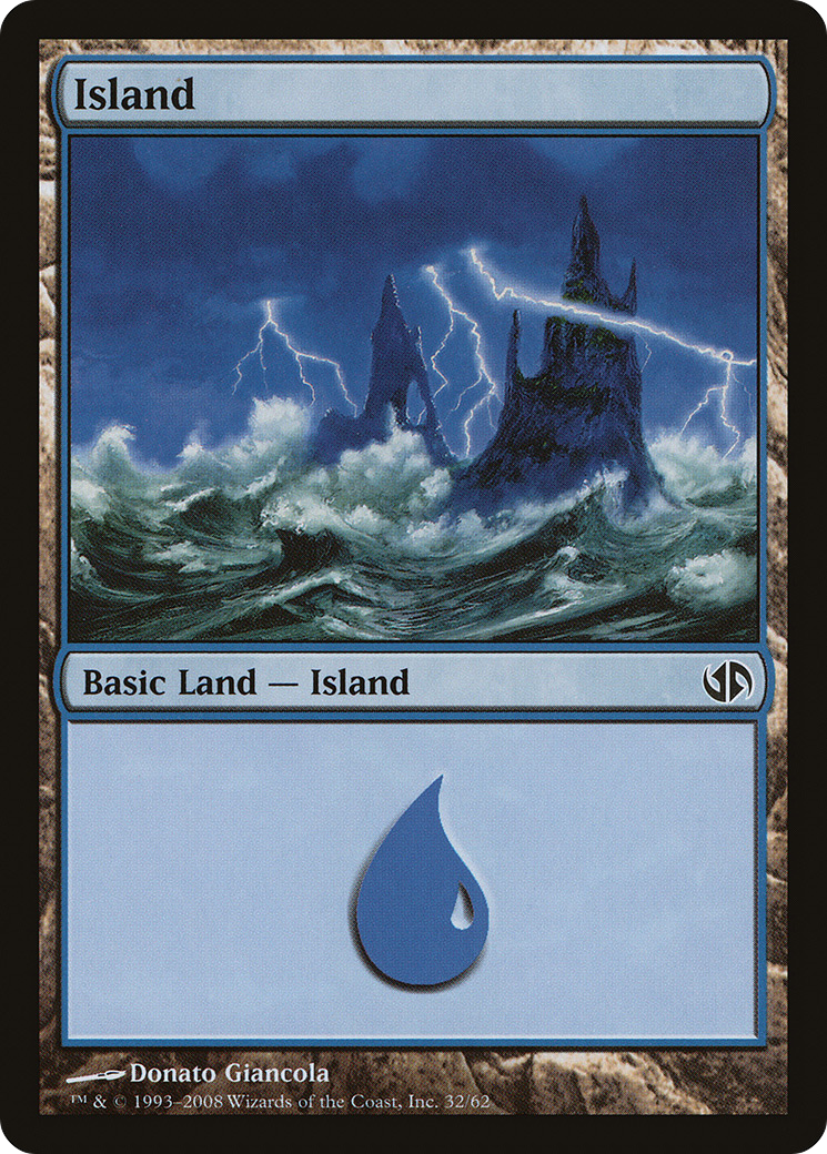 Image of Island (32) (DD2-032) - Duel Decks: Jace vs. Chandra