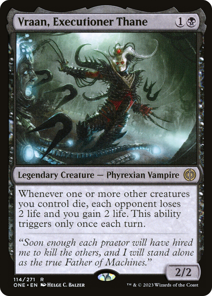 Image of Vraan, Executioner Thane (ONE-114) - Phyrexia: All Will Be One Foil