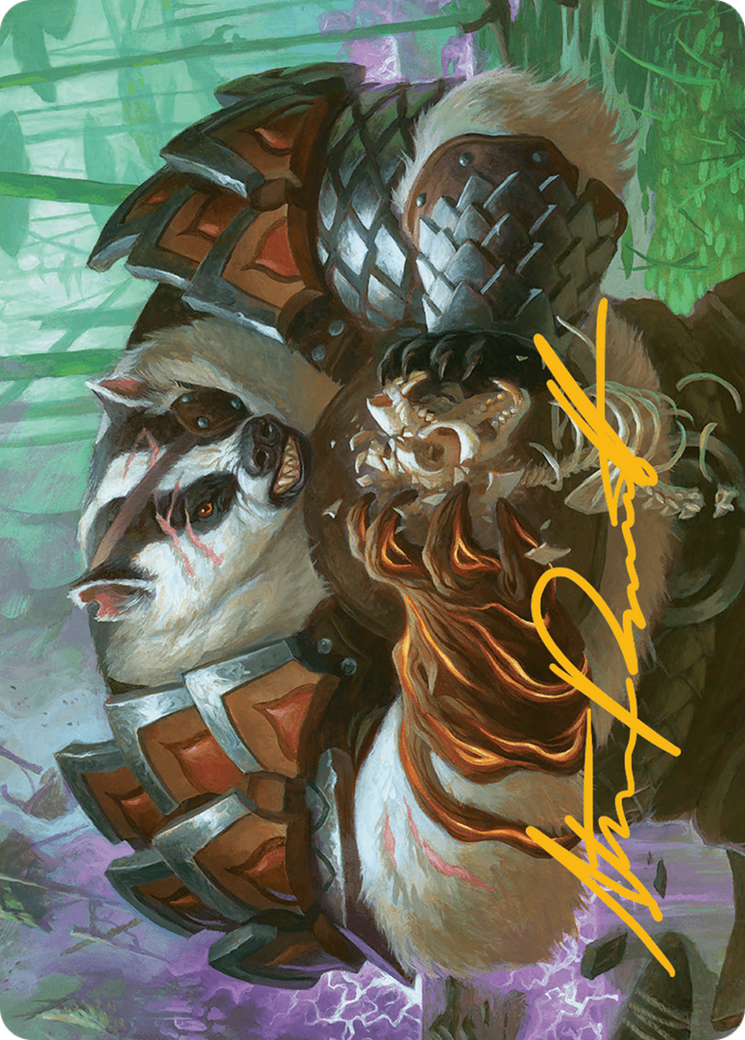 Image of Hugs, Grisly Guardian // Hugs, Grisly Guardian (ABLB-027) - Bloomburrow Art Series (Borderless)