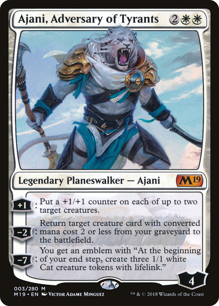 Image of Ajani, Adversary of Tyrants (M19-003) - Core Set 2019 Foil