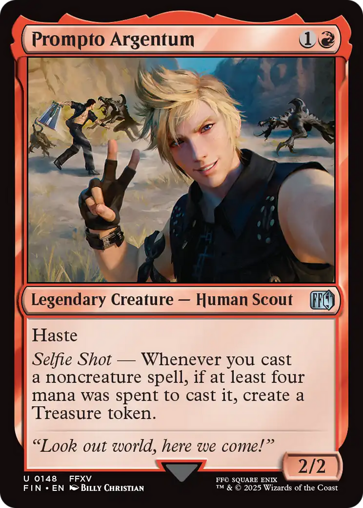 Image of Prompto Argentum (FIN-148) - FINAL FANTASY Foil