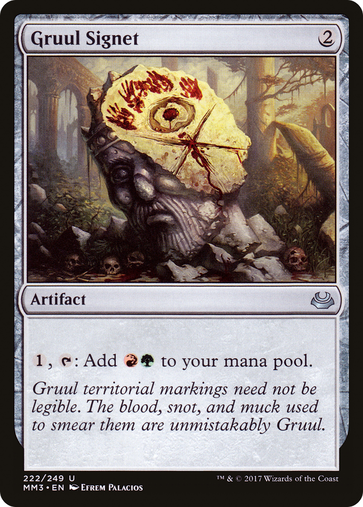 Image of Gruul Signet (MM3-222) - Modern Masters 2017 Foil