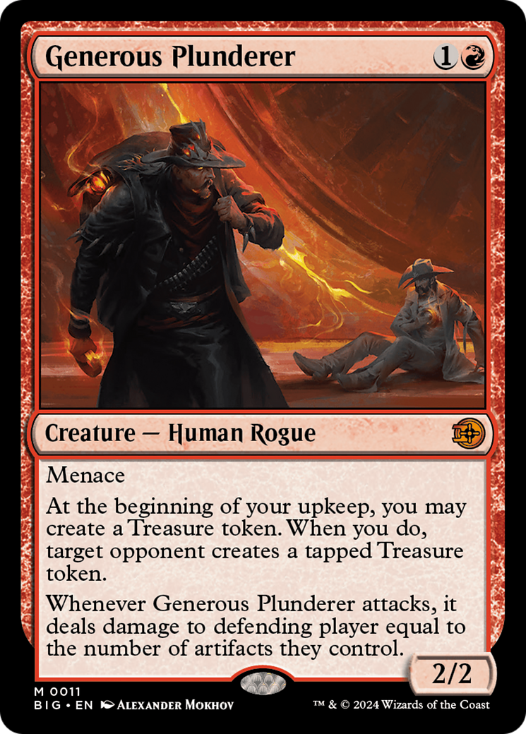 Image of Generous Plunderer (BIG-011) - The Big Score