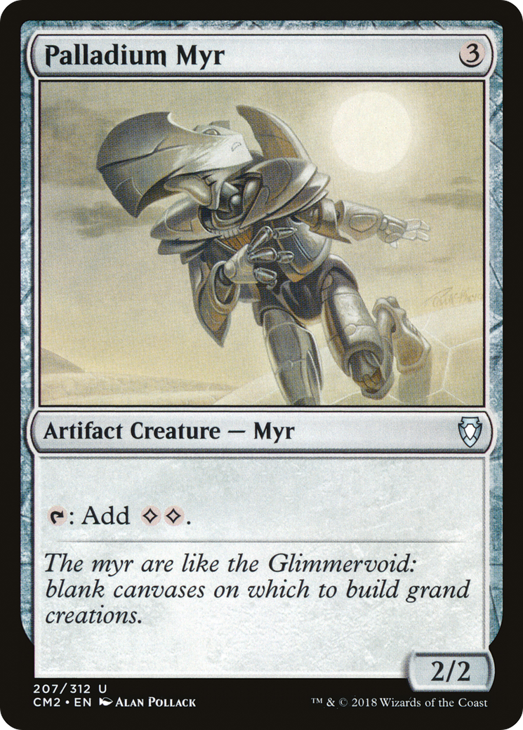 Image of Palladium Myr (CM2-207) - Commander Anthology Volume II