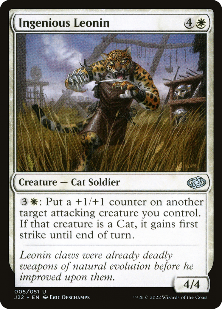Image of Ingenious Leonin (J22-005) - Jumpstart 2022