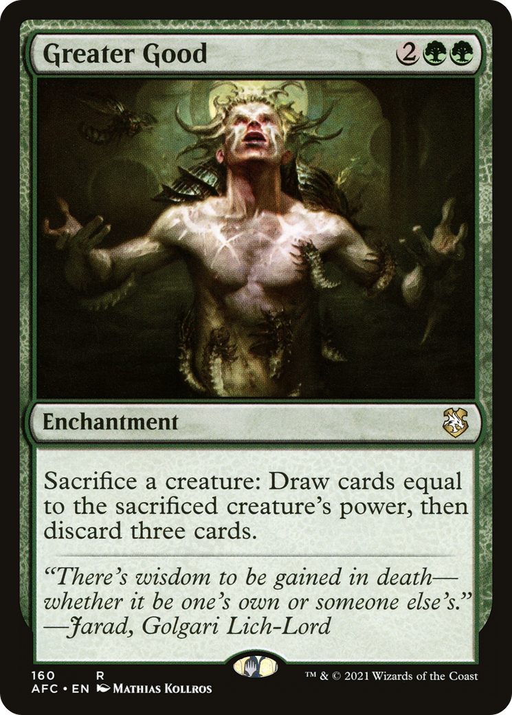 Image of Greater Good (AFC-160) - Forgotten Realms Commander