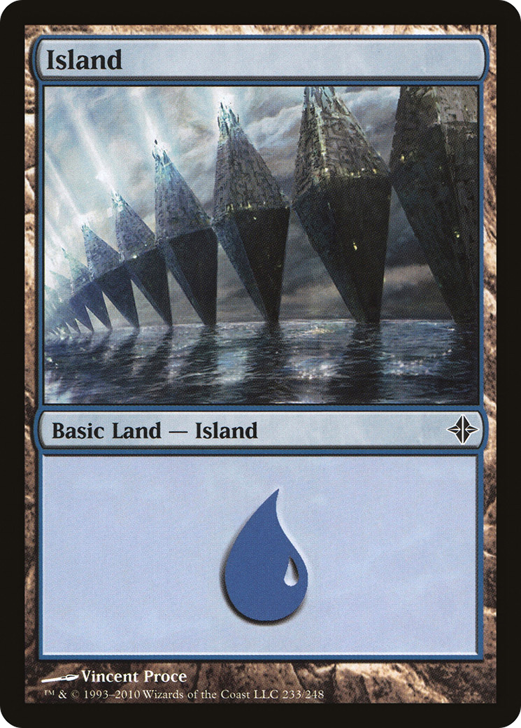Image of Island (233) (ROE-233) - Rise of the Eldrazi