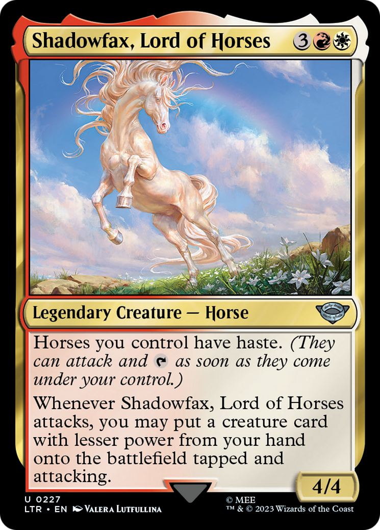 Image of Shadowfax, Lord of Horses (LTR-227) - The Lord of the Rings: Tales of Middle-earth