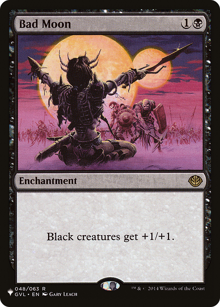 Image of Bad Moon (LIST-GVL-48) - The List