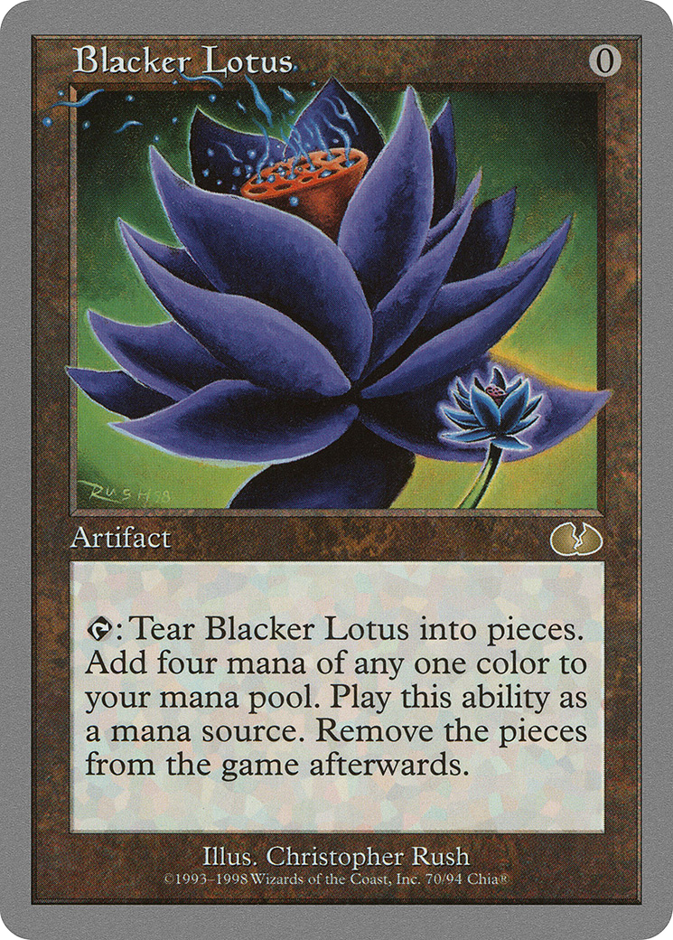 Image of Blacker Lotus (UGL-070) - Unglued