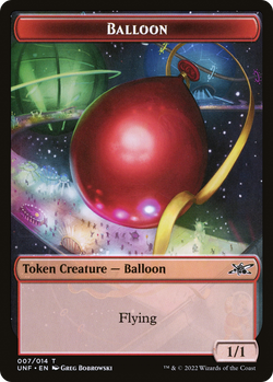 Image of Balloon Token (UNF-007) - Unfinity Tokens Foil