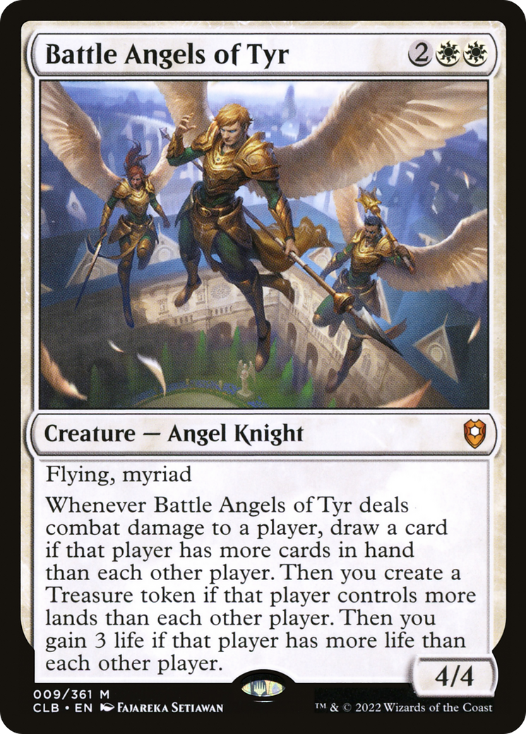 Image of Battle Angels of Tyr (CLB-009) - Commander Legends: Battle for Baldur's Gate Foil