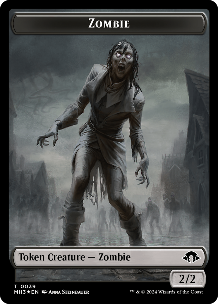 Image of Zombie (TMH3-039) - Modern Horizons 3 Tokens
