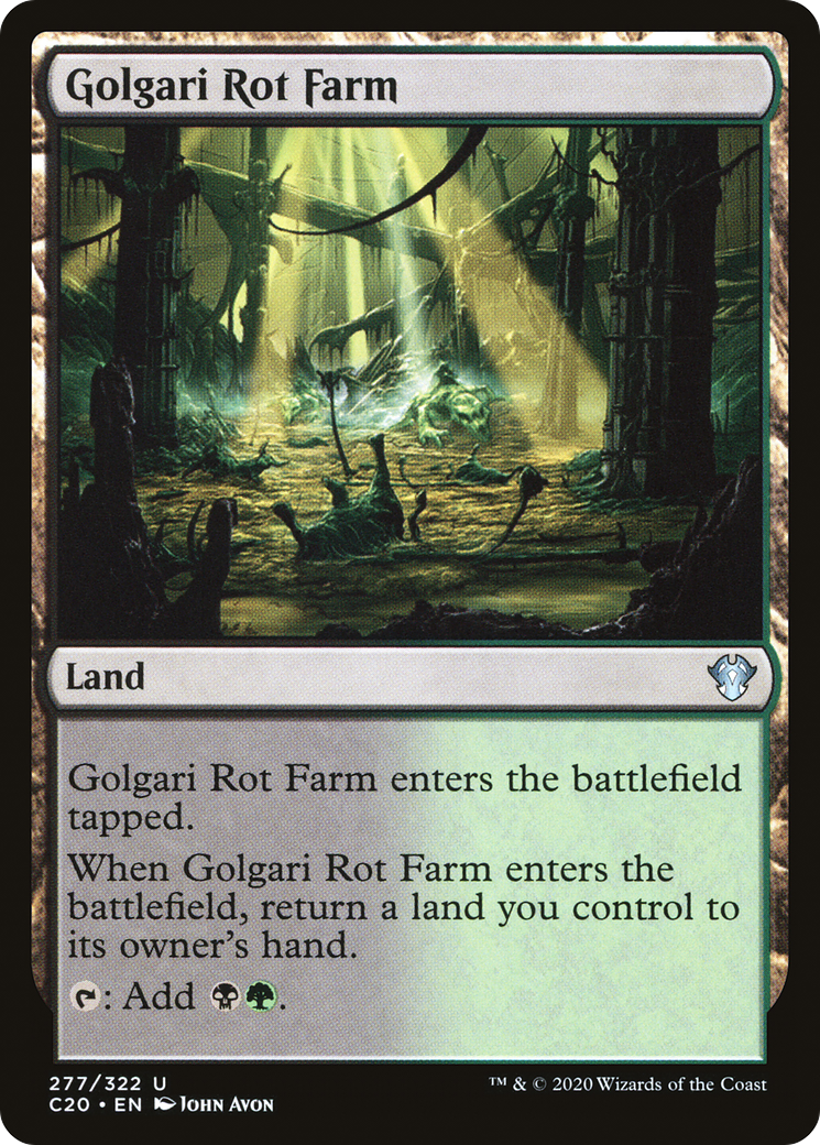 Image of Golgari Rot Farm (C20-277) - Commander 2020