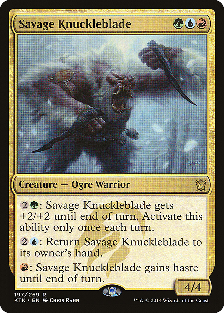 Image of Savage Knuckleblade (KTK-197) - Khans of Tarkir